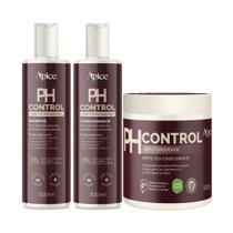Kit Apice Cosméticos pH Control Shampoo, Condicionador e Máscara 500g Kit Apice Cosméticos pH Control Shampoo, Condicionador e Máscara 500g