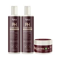 Kit Apice Cosméticos pH Control Shampoo, Condicionador e Máscara Kit Apice Cosméticos pH Control Shampoo, Condicionador e Máscara