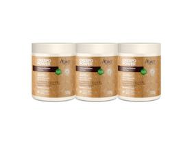Kit apice crespo power 03un creme de pentear 500g