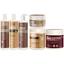 Kit Apice Crespo Power Anti Porosidade Tratamento Capilar Completo 6 Produtos Ph Control Grande Kit Apice Crespo Power Anti Porosidade Tratamento Capilar Completo 6 Produtos Ph Control Grande