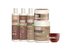 Kit Apice Crespo Power Completo E Ph Control Anti Porosidade Kit Apice Crespo Power Completo E Ph Control Anti Porosidade