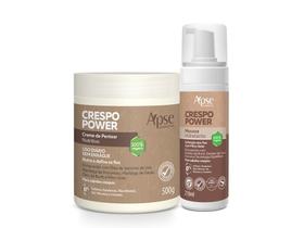 Kit apice crespo power creme de pentear 500g e mousse 210ml