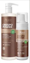 Kit Apice Crespo Power Gelatina 500ml E Mousse 210ml Kit Apice Crespo Power Gelatina 500ml E Mousse 210ml