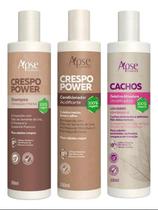 Kit Apice Crespo Power Shampoo Cond E Gelatina Cachos 300ml