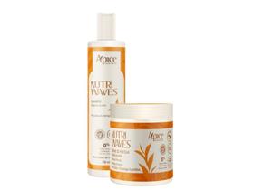 Kit apice nutri waves shampoo 300ml e creme de pentear 500g