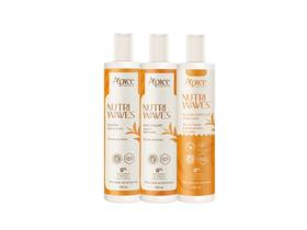 Kit apice nutri waves shampoo condicionador e gelatina 300ml Kit apice nutri waves shampoo condicionador e gelatina 300ml