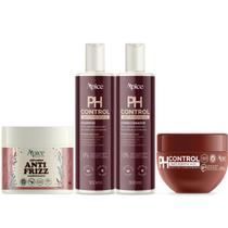 Kit Apice PH Control Shampoo 300ml Condicionador 300ml Máscara 280g Ativador Antifrizz 500g