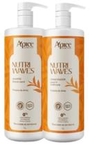 Kit Apice Shampoo E Condicioandor 1000ml Nutri Waves