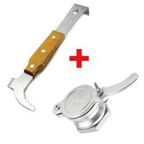 Kit Apicultura Formão J Inox + Torneira Corte rápido Inox Kit Apicultura Formão J Inox + Torneira Corte rápido Inox