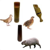 Kit Apito para Pomba Carijó, Capivara e Codorna