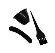 Kit Aplicação de Pó Descolorante Martini Linha Premium Mini Tigela, Pincel e Espátula