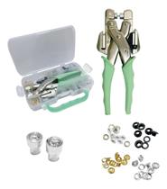 Kit Aplicador Alicate Ilhós Crop A Dile Profissional