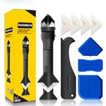 Kit Aplicador De Bico De Calafetagem De Silicone, 9 Peças, Raspador De Selante, Removedor De