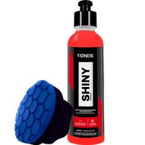 Kit Aplicador De Espuma Ergonômico Shiny Vonixx Aplicação Perfeita Revitalizador de Pneus