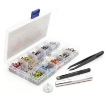 Kit Aplicador de Ilhós Color - Lanmax Kit Aplicador de Ilhós Color - Lanmax