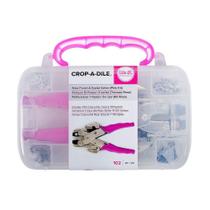 Kit Aplicador de Ilhós WeR Rosa Pink Crop-A-Dile - 70908-4 - WER015
