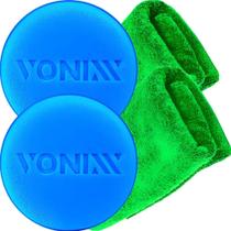Kit Aplicador Espuma Vonixx + 2 Microfibra Premium Js 40X40 Kit Aplicador Espuma Vonixx + 2 Microfibra Premium Js 40X40