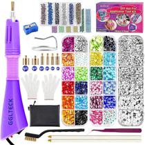Kit aplicador Hotfix GLTECK Bedazzler com 5784 strass Kit aplicador Hotfix GLTECK Bedazzler com 5784 strass