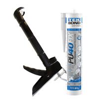Kit Aplicador Silicone Canoa + Selante Pu 40 Fix Tekbond Kit Aplicador Silicone Canoa + Selante Pu 40 Fix Tekbond