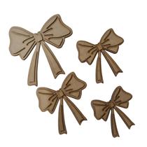 Kit Aplique 3 Laços Mdf 3mm Crú Kit Aplique 3 Laços Mdf 3mm Crú