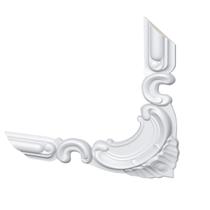 Kit aplique Boiserie Z101 - 4 peças 20x20cm Gart Kit aplique Boiserie Z101 - 4 peças 20x20cm Gart