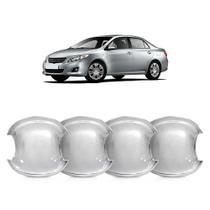 Kit Aplique Concha Maçaneta Corolla 2009 2010 2011 Acabamento Cromado Kit Aplique Concha Maçaneta Corolla 2009 2010 2011 Acabamento Cromado