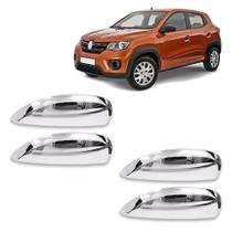 Kit Aplique Cromado 4 Maçanetas - Duster 20/22 Kwid 17/22 Logan 14/22 Sandero 14/22 Kit Aplique Cromado 4 Maçanetas - Duster 20/22 Kwid 17/22 Logan 14/22 Sandero 14/22