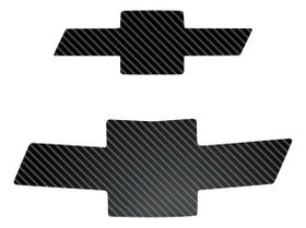 Kit Aplique Emblema Cruze Sedan 12 A 2014 - Fibra de Carbono Kit Aplique Emblema Cruze Sedan 12 A 2014 - Fibra de Carbono