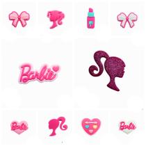 Kit Aplique Emborrachado 20 Und Sortidos Tema Barbi