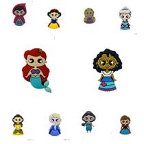 Kit Aplique Emborrachado 20 Und Sortidos Tema Princesas Kit Aplique Emborrachado 20 Und Sortidos Tema Princesas