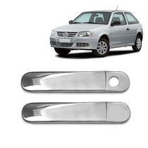 Kit Aplique Maçaneta Gol Saveiro G3 G4 1999 a 2014 2 Portas Kit Aplique Maçaneta Gol Saveiro G3 G4 1999 a 2014 2 Portas