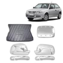 Kit Aplique Maçaneta + Par Retrovisores + Protetor Porta Malas + Aplique Tampa de Combustível Gol Special 2000 2001 2002 2003 2004 2005 2 Portas Kit Aplique Maçaneta + Par Retrovisores + Protetor Porta Malas + Aplique Tampa de Combustível Gol Special 2000 2001 2002 2003 2004 2005 2 Portas