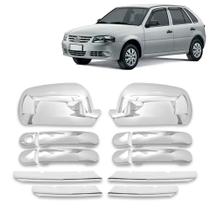 Kit Aplique Maçaneta+Retro+Grade Diant. Gol/Saveiro G3/G4