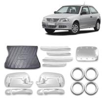 Kit Aplique Maçaneta+Retro+Protetor Malas+..Gol G3/4 2005/14 Kit Aplique Maçaneta+Retro+Protetor Malas+..Gol G3/4 2005/14