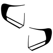 Kit Aplique Mascara Negra Lanterna Traseira Vw Gol G6