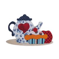 Kit Aplique Patchwork para Artesanato DIY para Pano de Prato 10 unidades