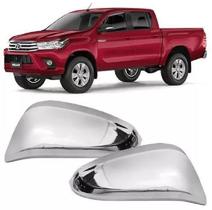 Kit Aplique Retrovisor Cromado Hilux 2016 A 2019