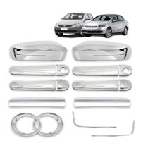 Kit Apliques Cromados Gol Voyage completo 09 10 11 12 13