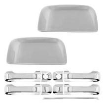 Kit Apliques Maçaneta Par Aplique Retrovisor Aplique Caçamba Traseira Ecosport 2003 2004 2005 2006 2007