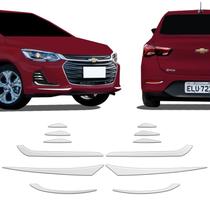 Kit Apliques Onix Plus Sedan 2020 Adesivos Do Para-choque Kit Apliques Onix Plus Sedan 2020 Adesivos Do Para-choque