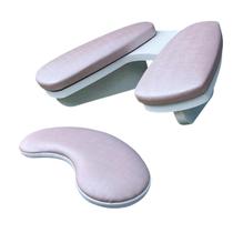 Kit Apoio Manicure Ergonômico Profissional Suporte De Mão Duplo e Curvo Forty Store