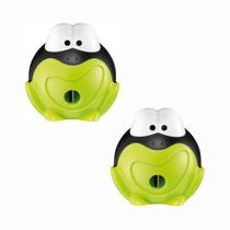 Kit Apontador c/ Depósito Croc Croc Sapo c/ 2 Unidades Maped Kit Apontador c/ Depósito Croc Croc Sapo c/ 2 Unidades Maped