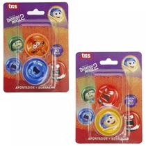 Kit Apontador Com Depósito + Borracha Divertidamente - Tris