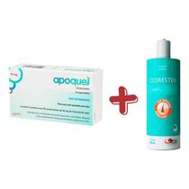 Kit Apoquel 16mg + Shampoo Cloresten 500ml