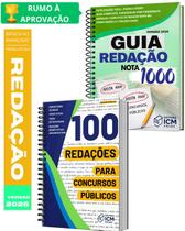 Kit Apostila 100 Redações Concurso Público e Guia De Redação Nota 1000 Completo Atualizado Kit Apostila 100 Redações Concurso Público e Guia De Redação Nota 1000 Completo Atualizado