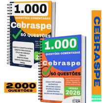Kit Apostila Cebraspe 2026 2000 Questões Gabaritadas Volumes 1 e 2 Kit Apostila Cebraspe 2026 2000 Questões Gabaritadas Volumes 1 e 2