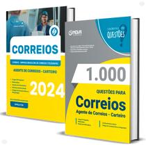 KIT Apostila correios Agente de Correios + 1000 Questões