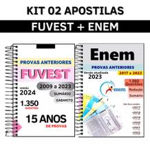 Kit Apostila Enem 2018-2023 + Fuvest 2024