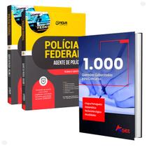 Kit apostila pf agente de policia federal + questões