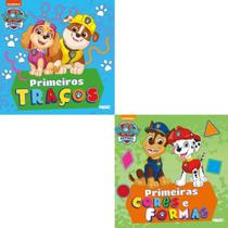 Kit Aprendendo com a Patrulha Canina: Primeiras Formas e Cores + Primeiros Traços Kit Aprendendo com a Patrulha Canina: Primeiras Formas e Cores + Primeiros Traços